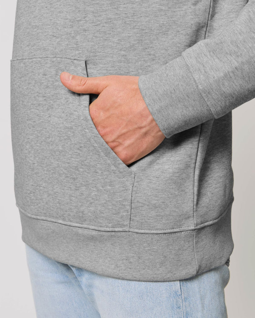 JETZT vorbestellen, ab Mai wird produziert.     ST.EILEN-Hoodie GENUG. Grau-Meliert XS