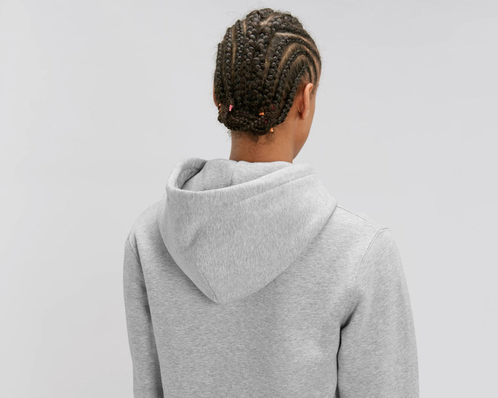 JETZT vorbestellen, ab Mai wird produziert.     ST.EILEN-Hoodie GENUG. Grau-Meliert XS